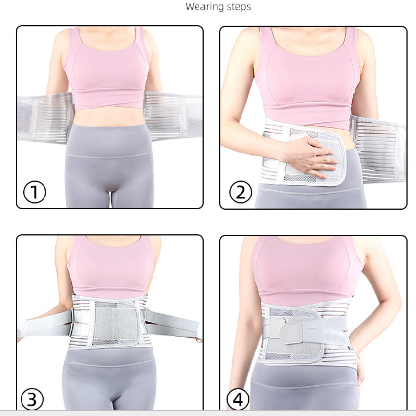 Adjustable Lower Back Brace Lumbar Support Waist Belt For Men Women Pain Relief