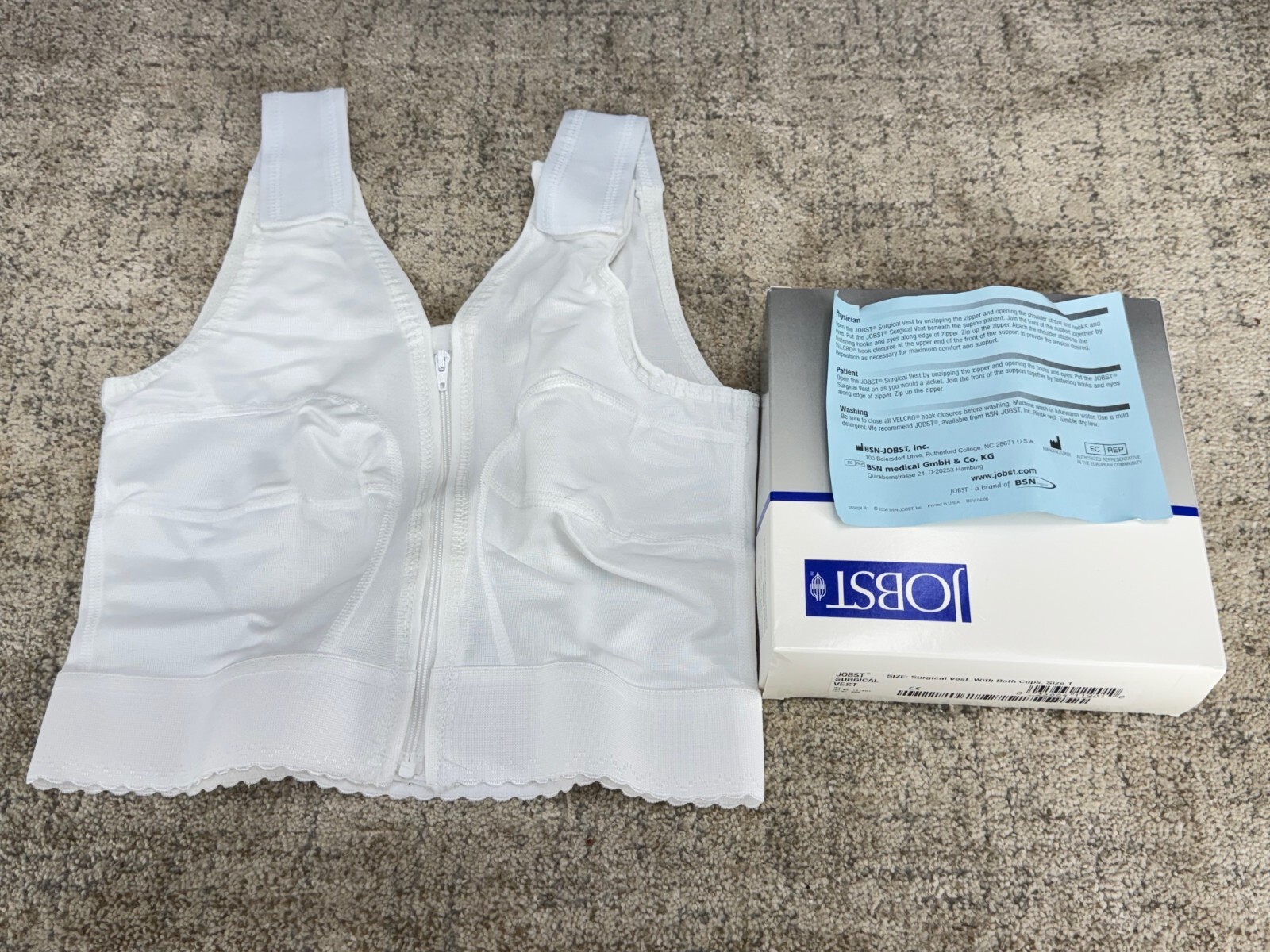 Jobst 111910 Post Surgical Vest, With both Cups, Size 1 (NEW)