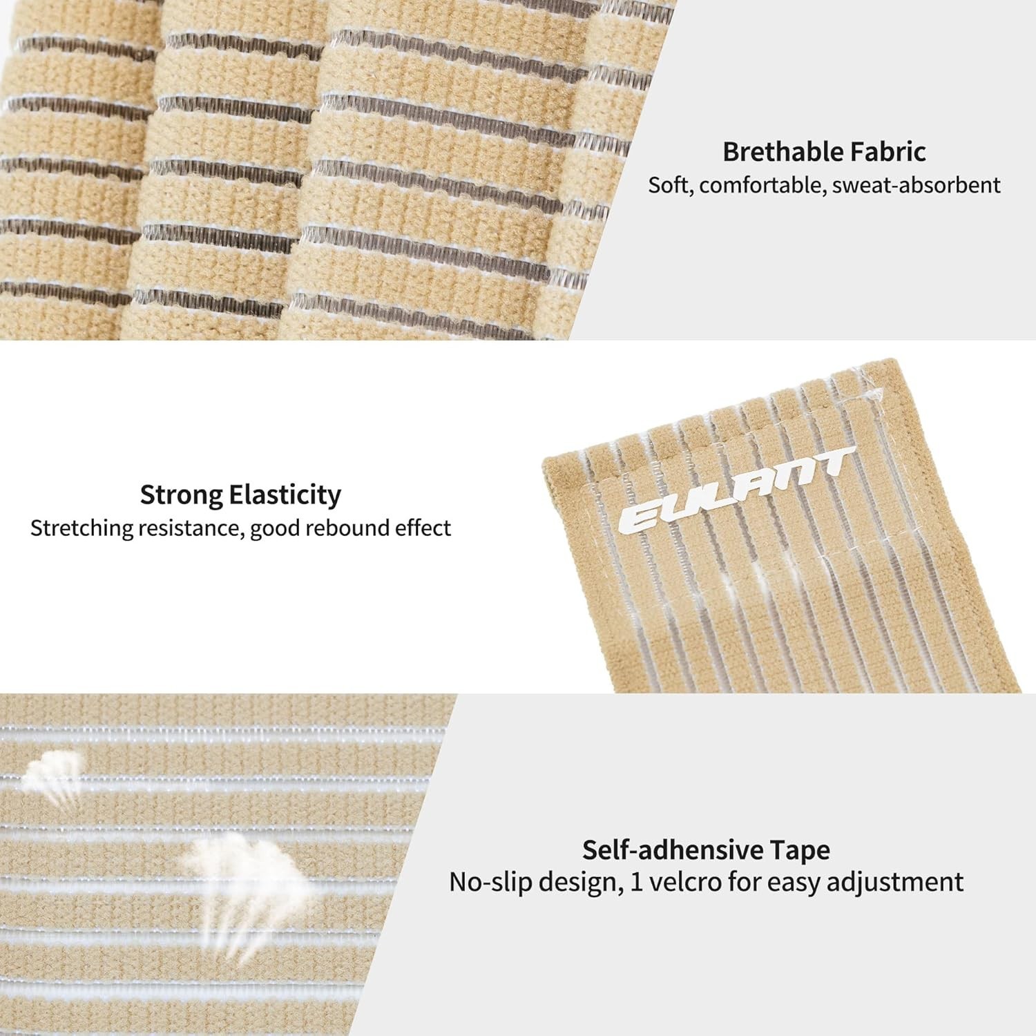 Breathable Wrist Wraps 2-Pair Set – Perfect for Tennis, Weightlifting & Fitness