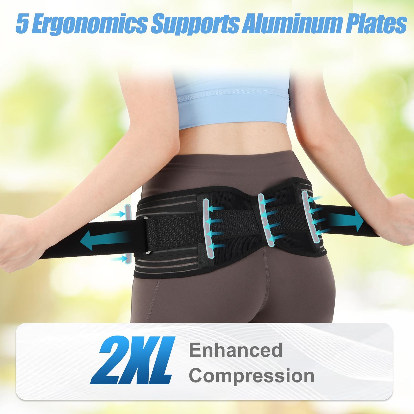 Sacroiliac SI Joint Hip Belt for Sciatica, Lower Back, Leg & Pelvic Pain Relief
