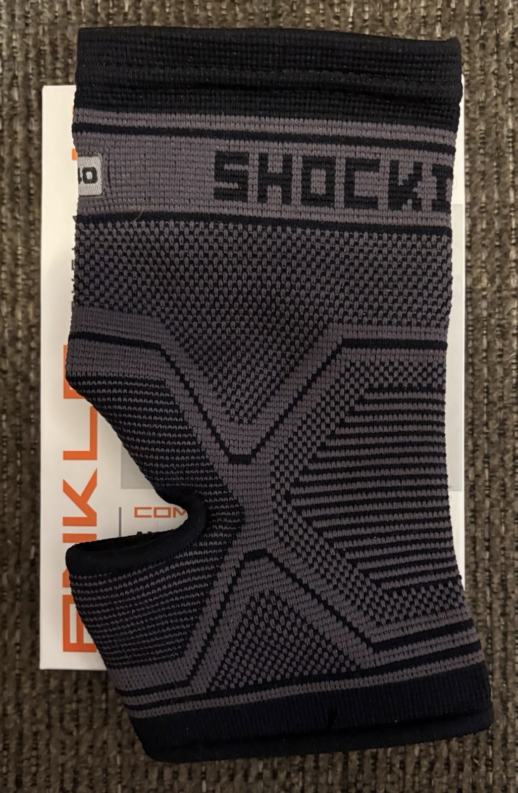 2 NIB-Shock Doctor ANKLE Sleeves/elastic Level 1 size M Compression Knit Support