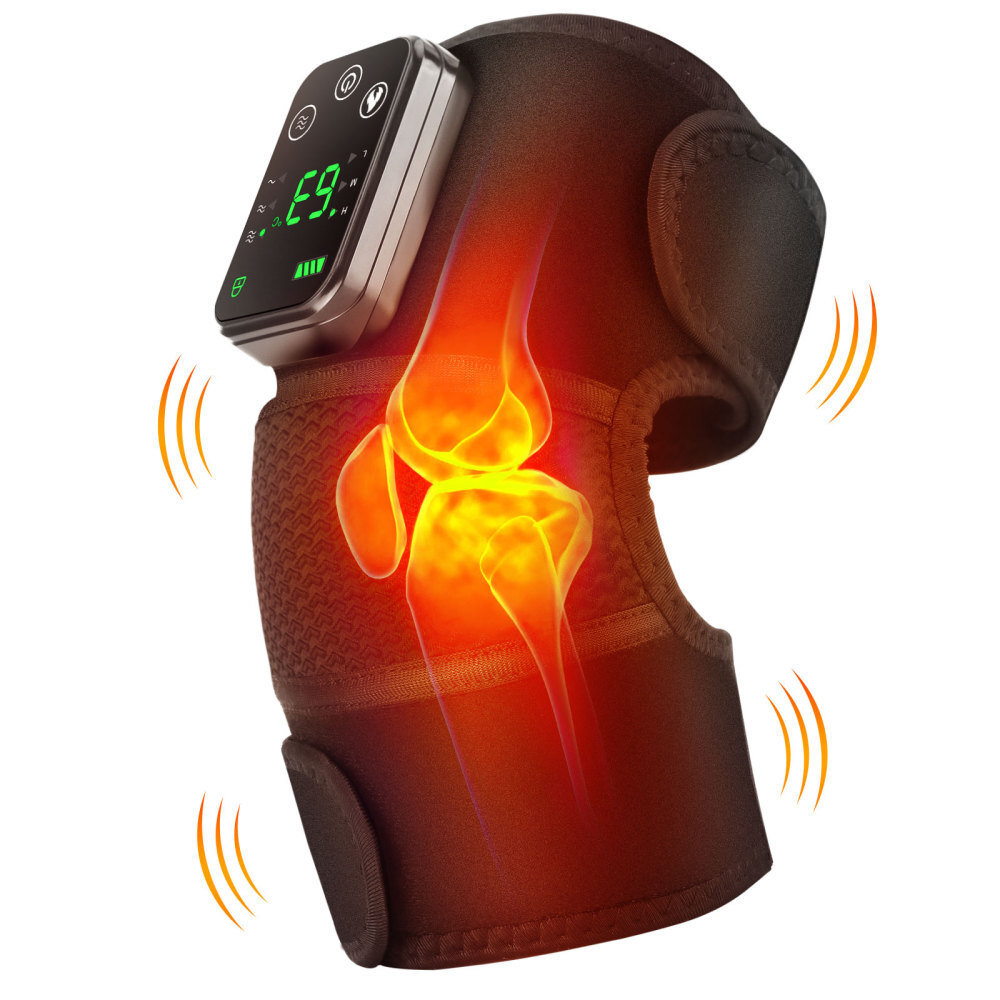 Electric Heated Knee Massage Brace Joint Shoulder Wrap Vibration Heated Therapy