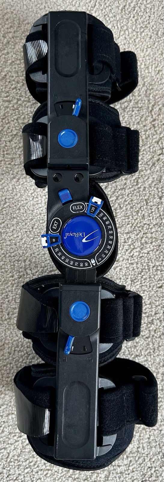 DeRoyal WARRIOR® POST-OPERATIVE/ UCL INJURY — ELBOW BRACE (for LEFT arm)