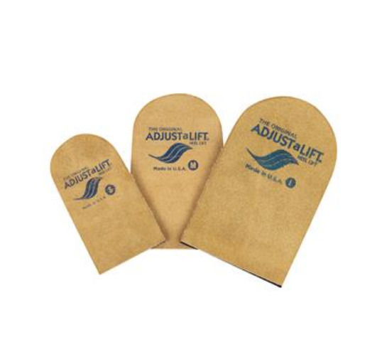 Pair of Shoes Heel Lifts – Adjust-A-Lift – Size 10 -12 -Orthopedic 3/8″ – 9 mm