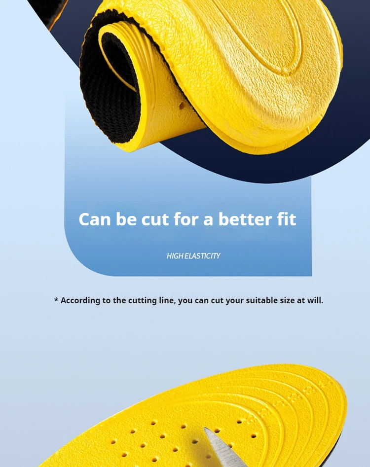 2Pcs/4Pcs New Comfortable Shock-absorbing Insole 1.5-3.5cm Height-increasing Ins