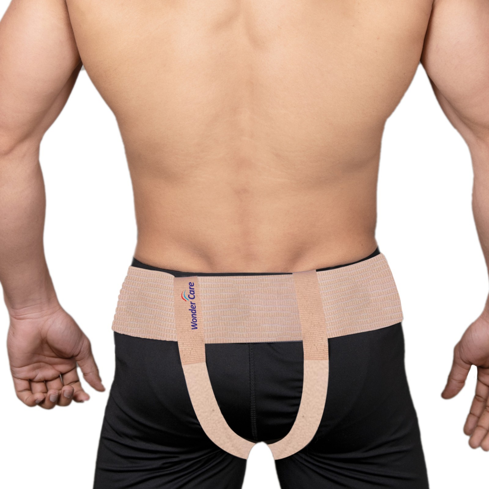 Groin Hernia Support for Men 2 Removable Compression Pad & Dual Adjustable strap