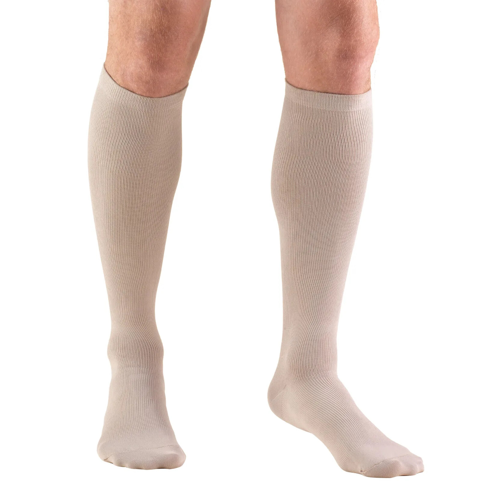 Truform 1943 Men’s Compression Dress Socks TAN [15-20 mmHg] 1x Pair