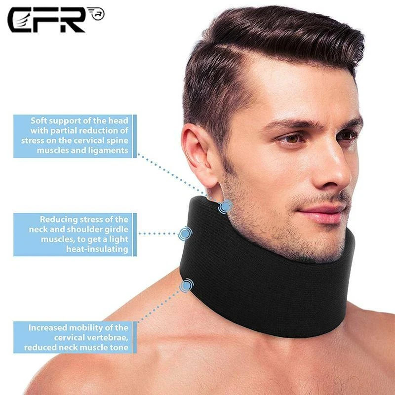 Adjustable Neck Brace Support Wrap Soft Foam Cervical Collar Neck Pain Relief