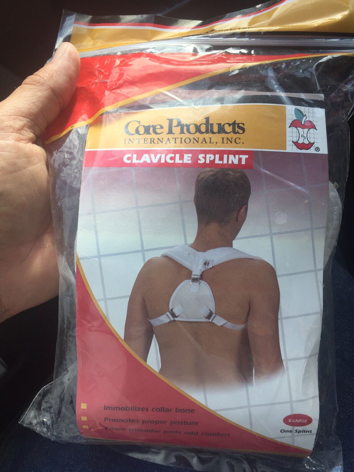 New In Package Core Products 6230. Size XL 43-47” Clavicle Splint
