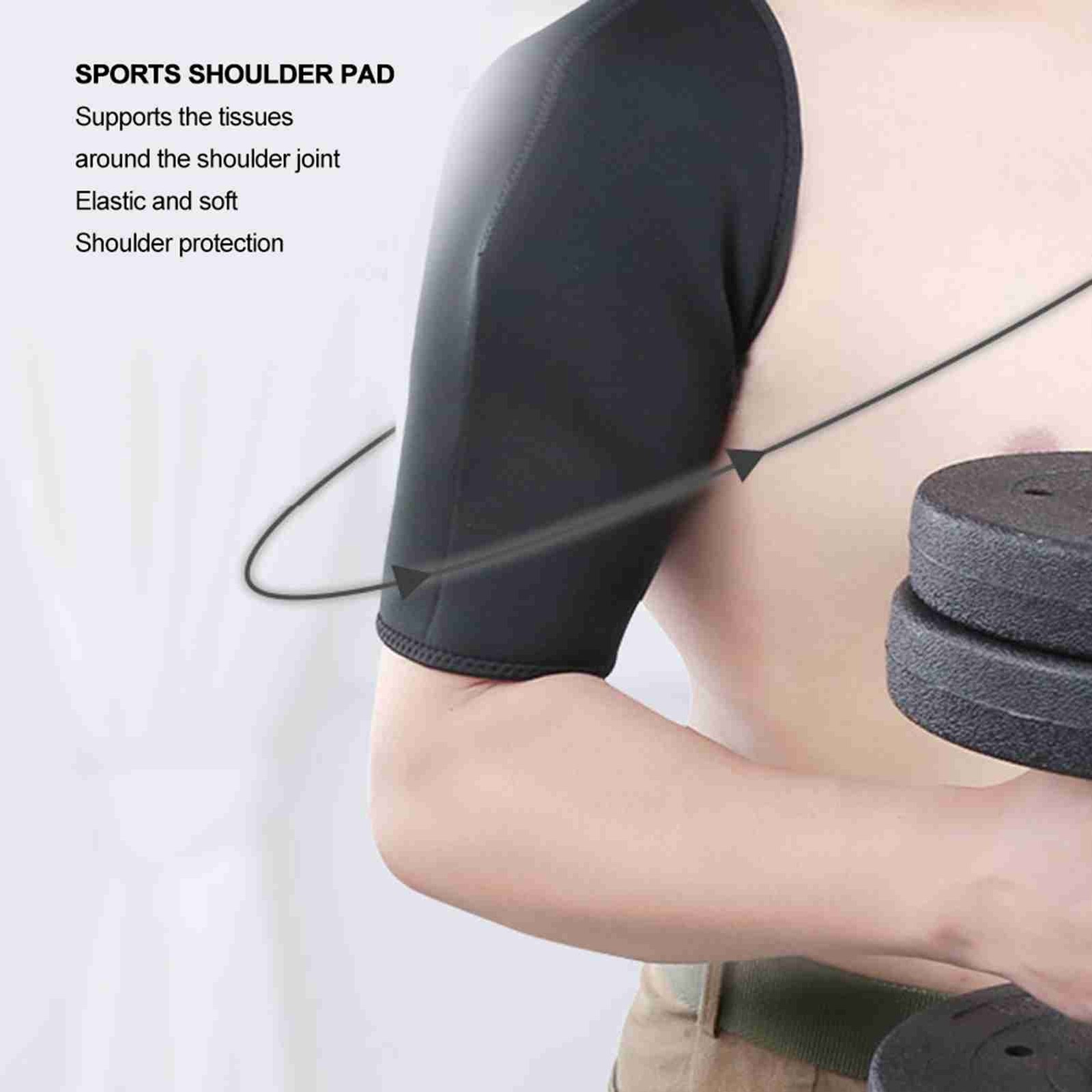 Breathable Sports Shoulder Pad Warm Keeping Elastic Shoulder Protector For S BT0