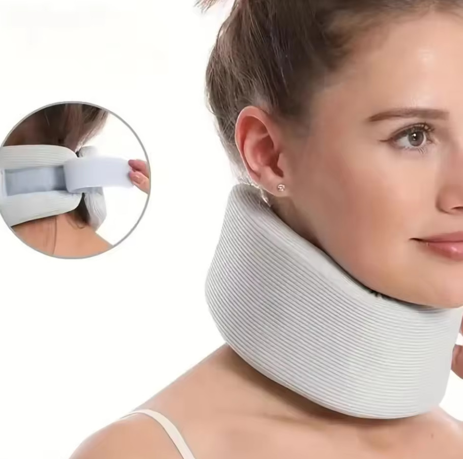 Adjustable Neck Brace Support Wrap Soft Foam Cervical Collar Neck Pain Relief