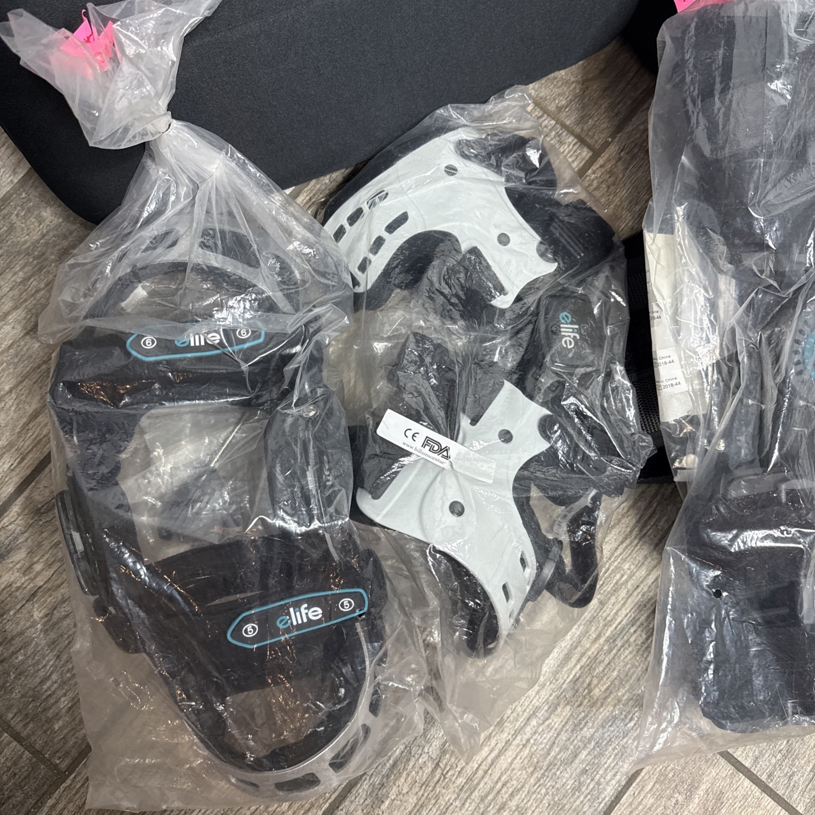 Lot Of Medical And Support Braces. Several Brands