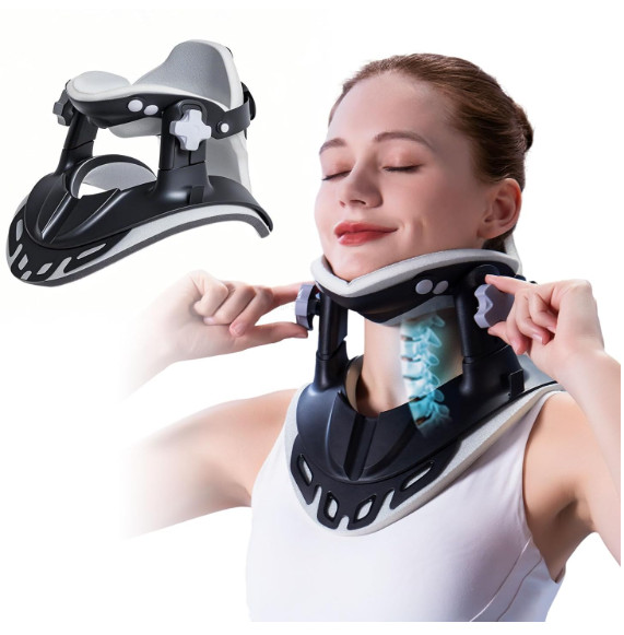 Neck Stretcher Cervical Traction, Neck Braces for Neck Pain and Support, Adjusta