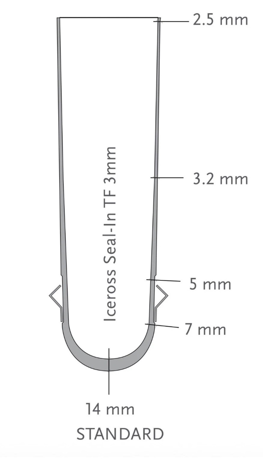 ossur seal-in seal in prosthetic liner. Standard. size 50. new. Transfemoral