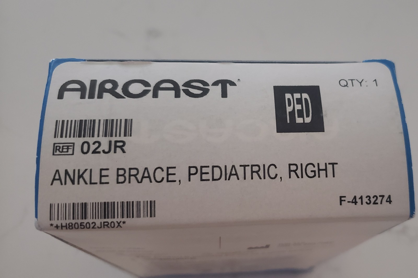 Aircast Pediatric Ankle Brace – Right 6″ – NEW In Box