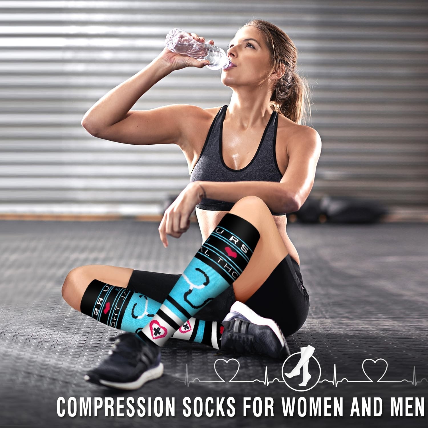 6 Pack Copper Compression Socks for Men & Women – Best Support for Circulation,