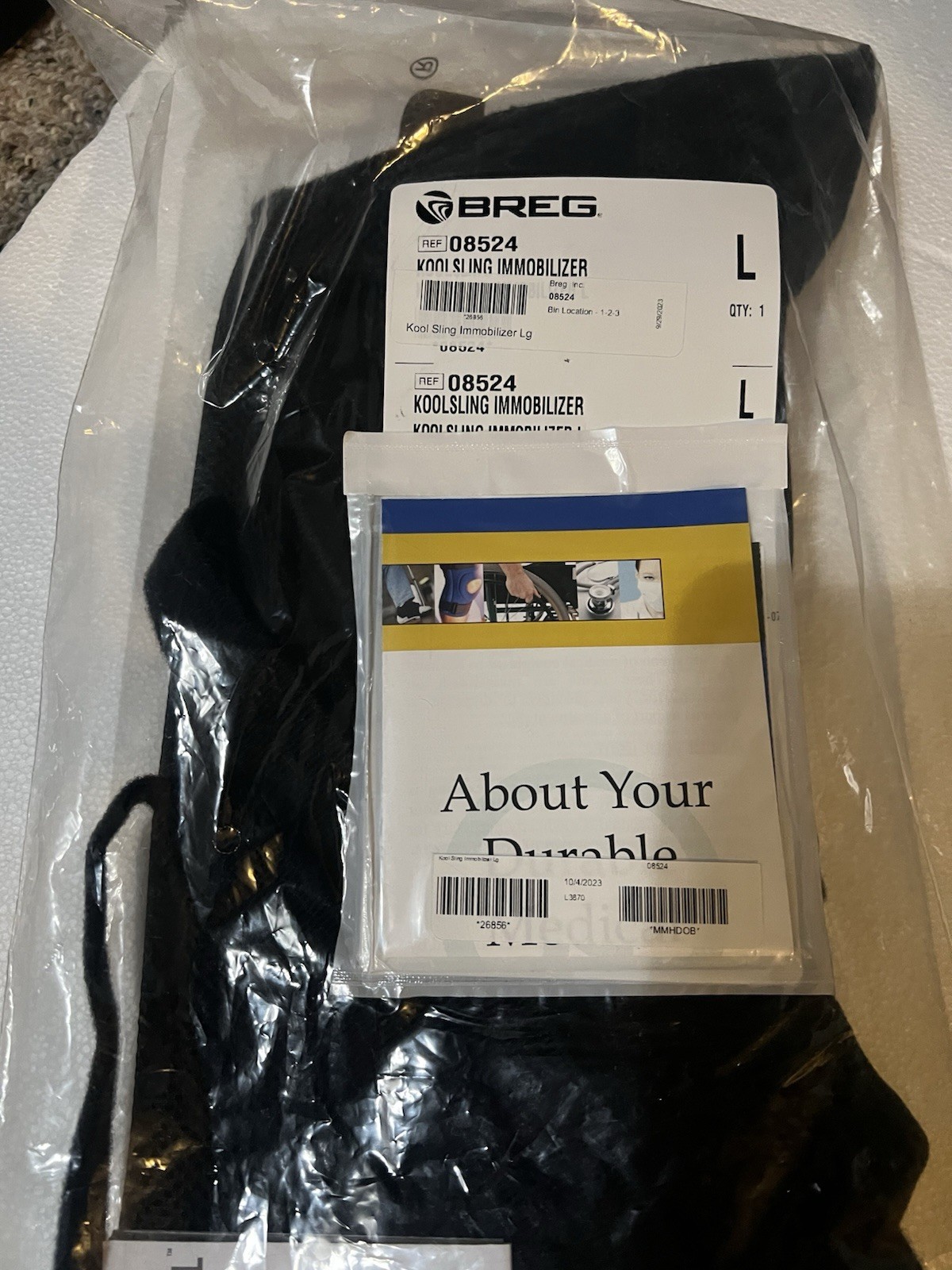 New Breg Koolsling Immobilizer SZ Large 08524 Slingshot 2