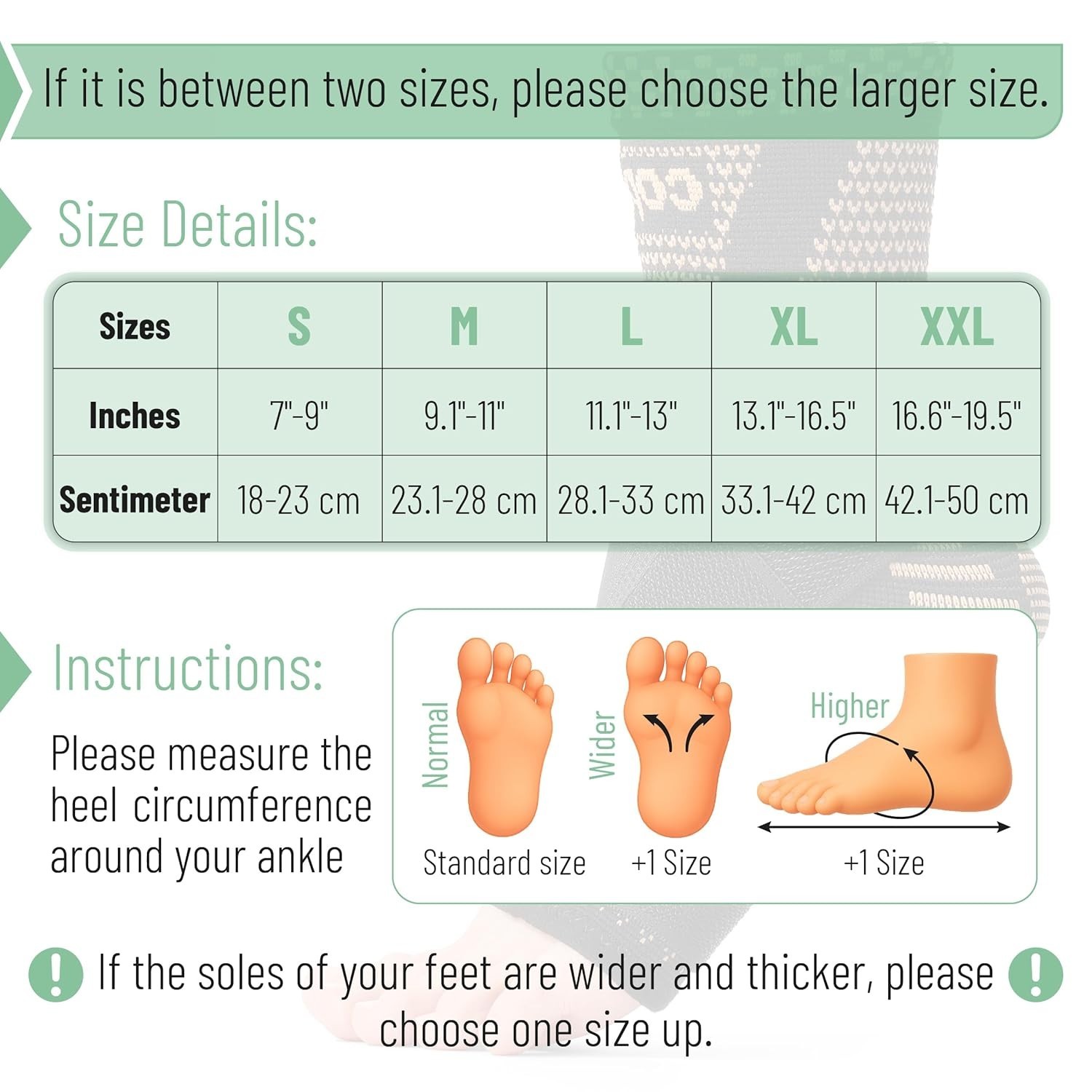 DR JK- Ankle Brace for Women and Men, Large, 1 Pair, Copper and Black, Adjust