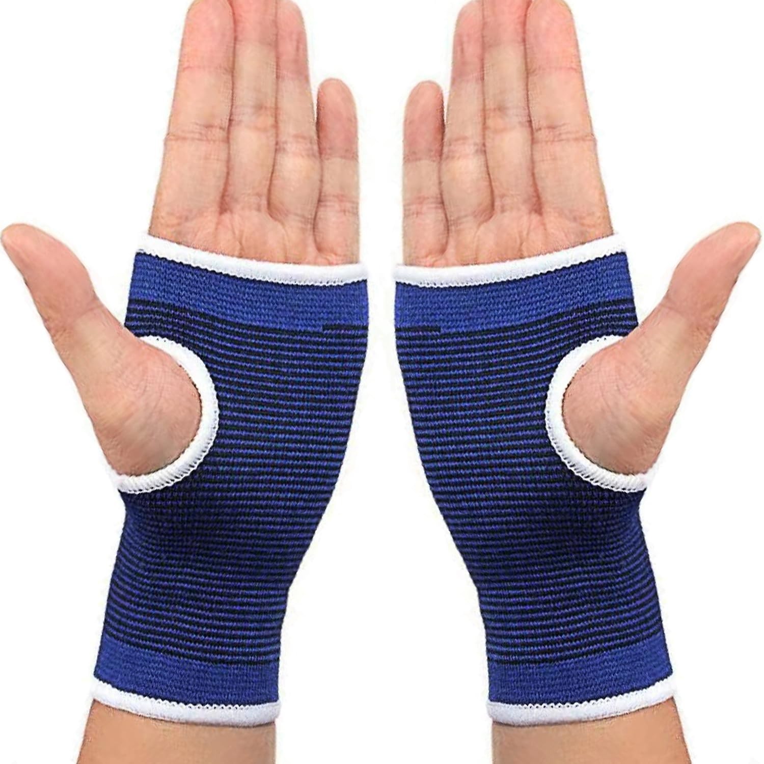 1 Pair Palm Brace Wrist Support Sleeves for Carpal Tunnel Pain Relief