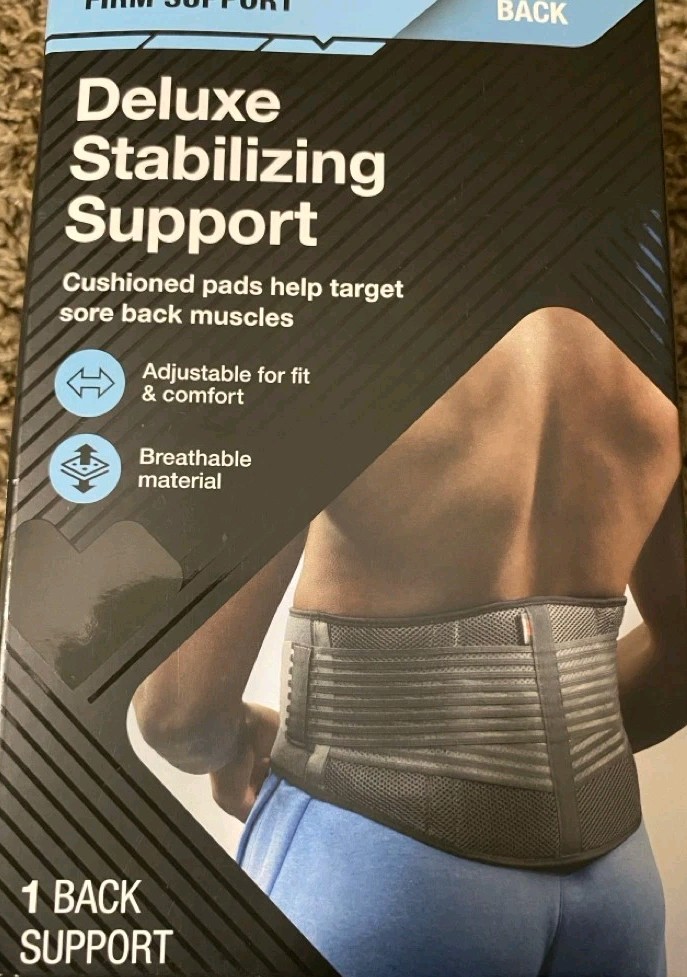 New Health Firm Support Back Deluxe Stabilizing Support
