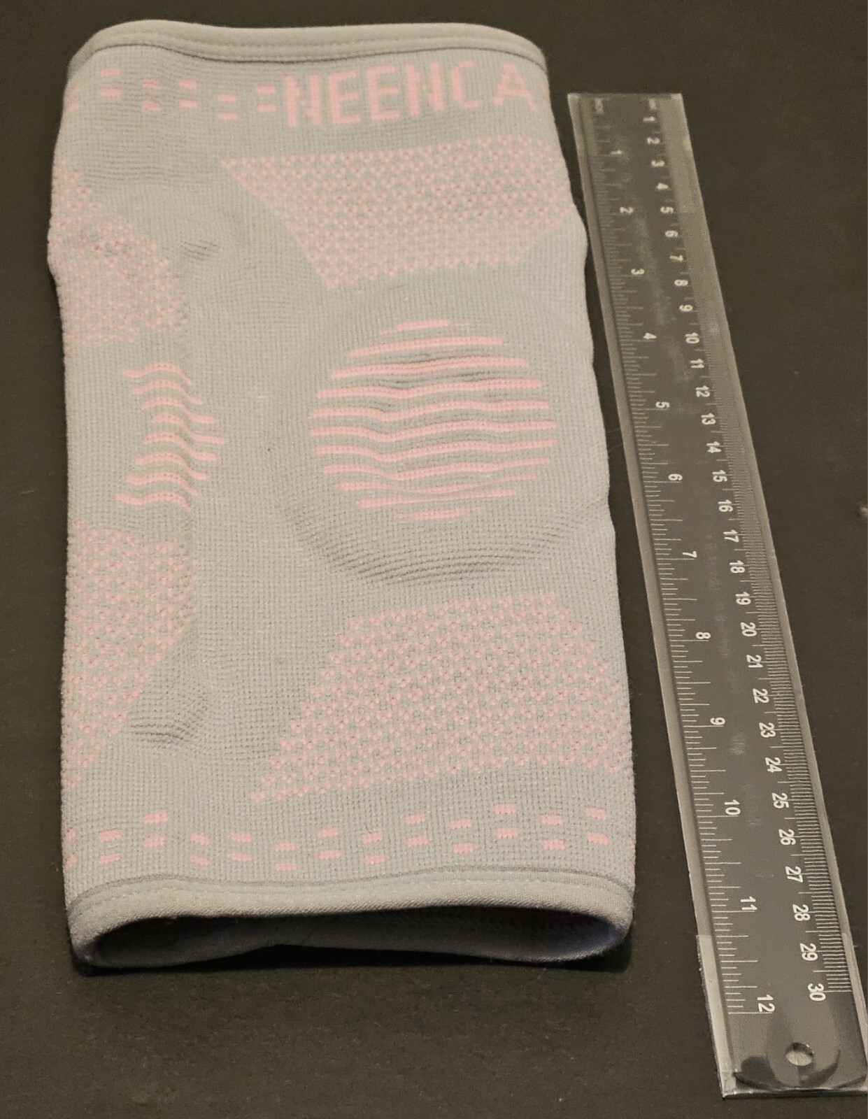 Neenca Compression Professional Knee Brace Pink & Gray Xs 29cm New