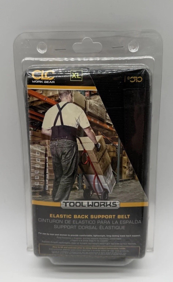 Elastic Back Support Belt By Professional’s Choice Sz XL 46″-56″ Waist NEW