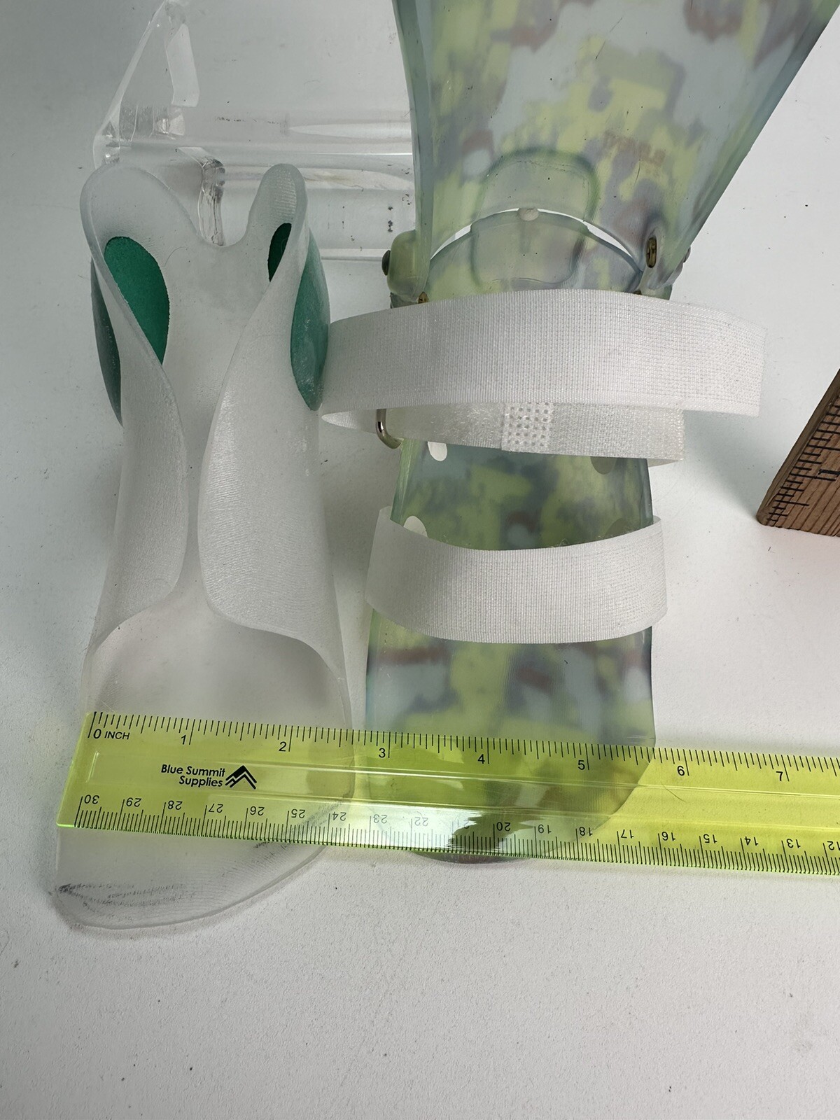 Left AFO Brace Polio Ankle Foot Orthosis Custom Thermoplastic