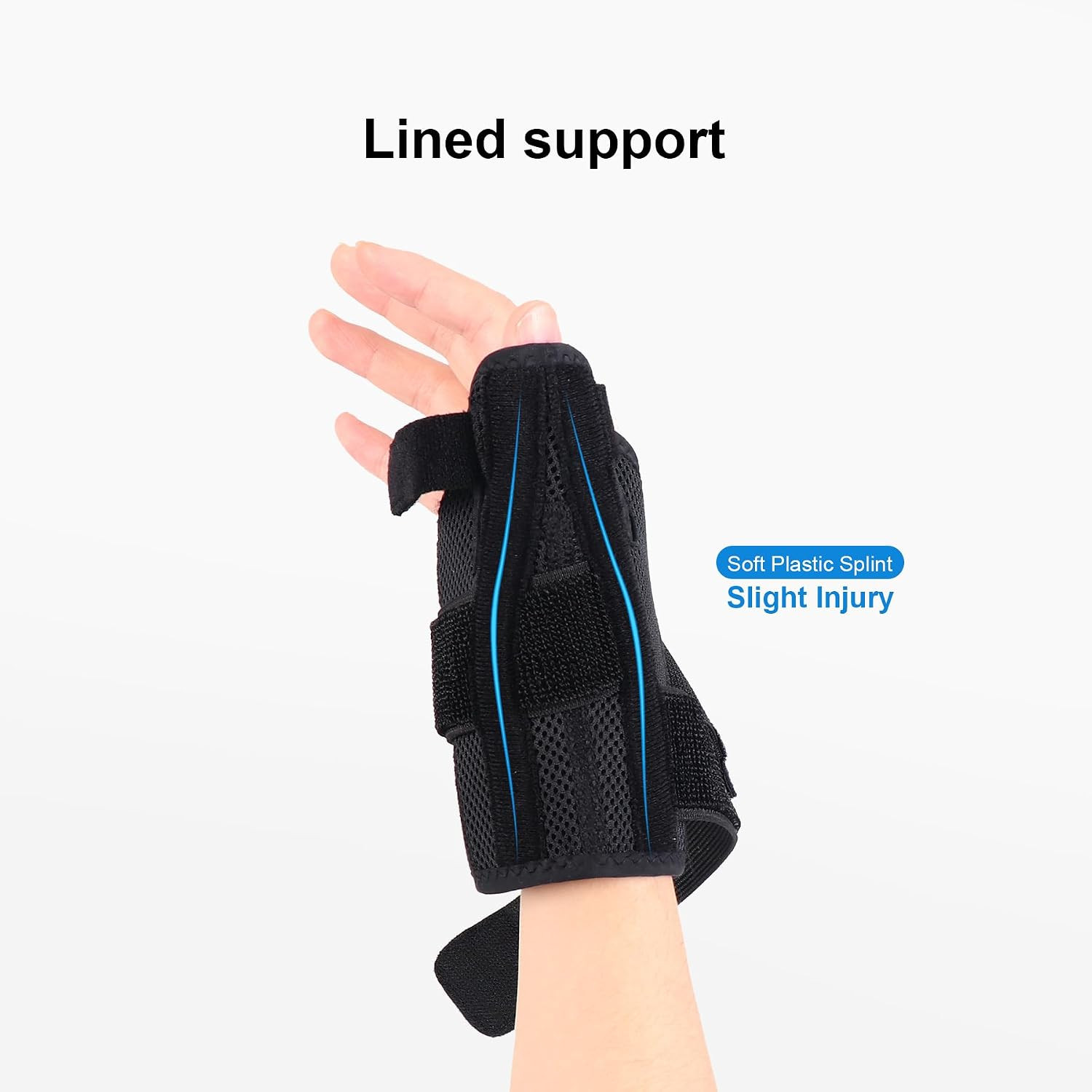 Thumb Spica Splint Brace Right Left Hand Women and Men, CMC with Thumb Suppor…