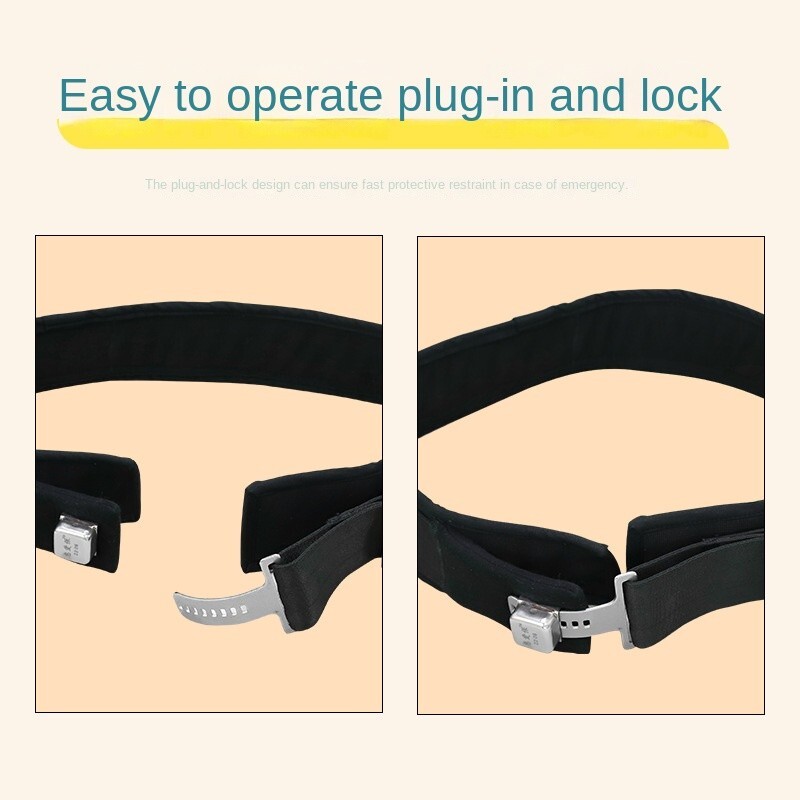 Buckle Lying 4-point Magnetic Restraint Strap set For Psychiatric Rehabilitation
