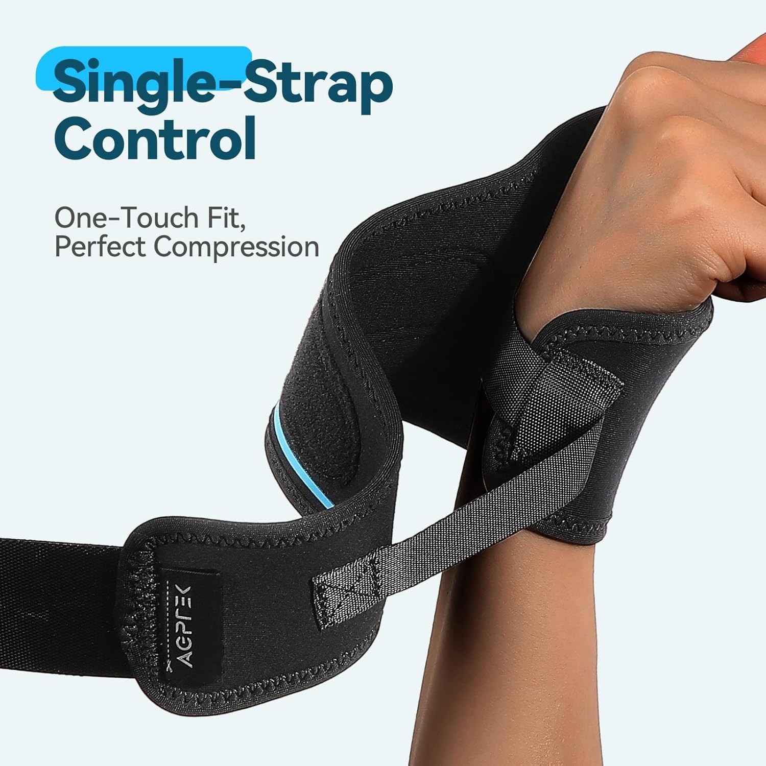 Adjustable Left Hand Wrist Brace for Pain Relief from Tendonitis and Arthritis