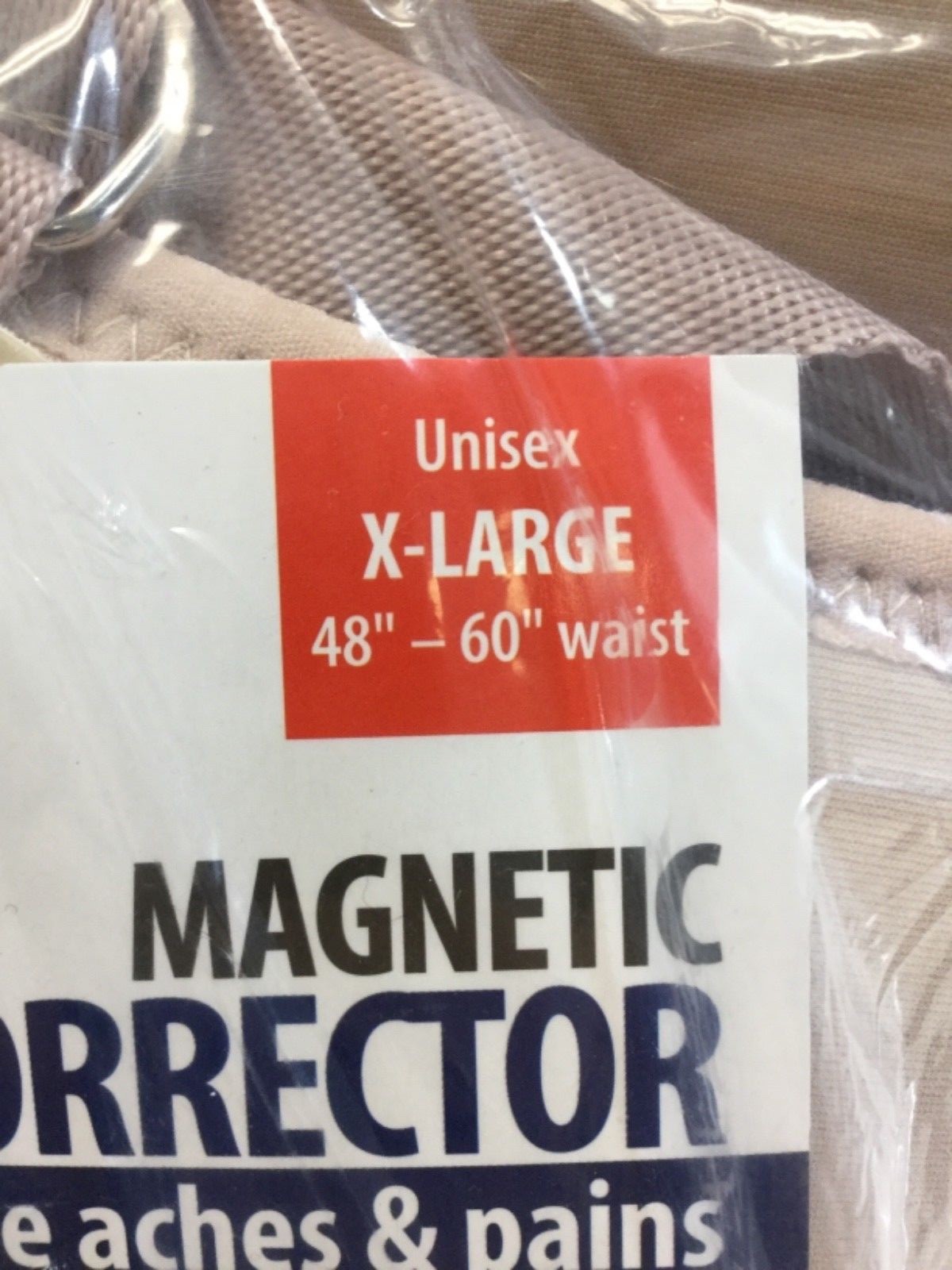 Dream Products Unisex Magnetic Posture Corrector Beige Extra Large 48″-60″ NEW