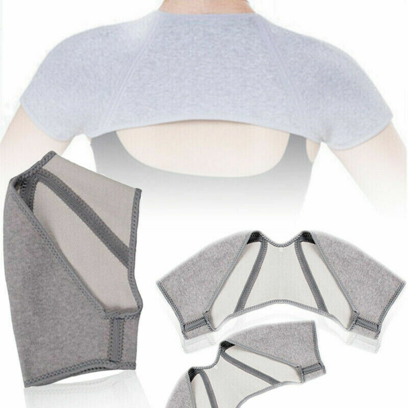 Double Shoulder Support Brace Strap Joint Sport Gym Arthritis Compression S-XL