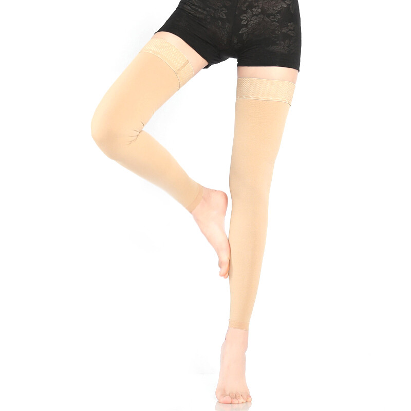 Compression Stockings Leg Sleeve 30-40 mmHg Thigh High Varicose Veins Swelling