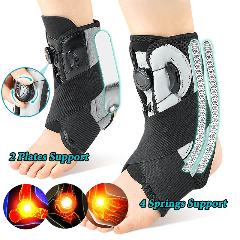 Ankle Brace Support Knob Adjust Spring Stabilizers Sprain Protection Recovery US