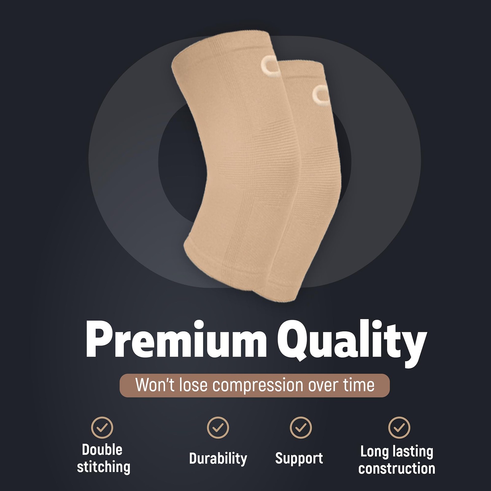 Elbow Brace Compression Sleeve (1 Pair) – Instant Support Elbow Sleeves for T…