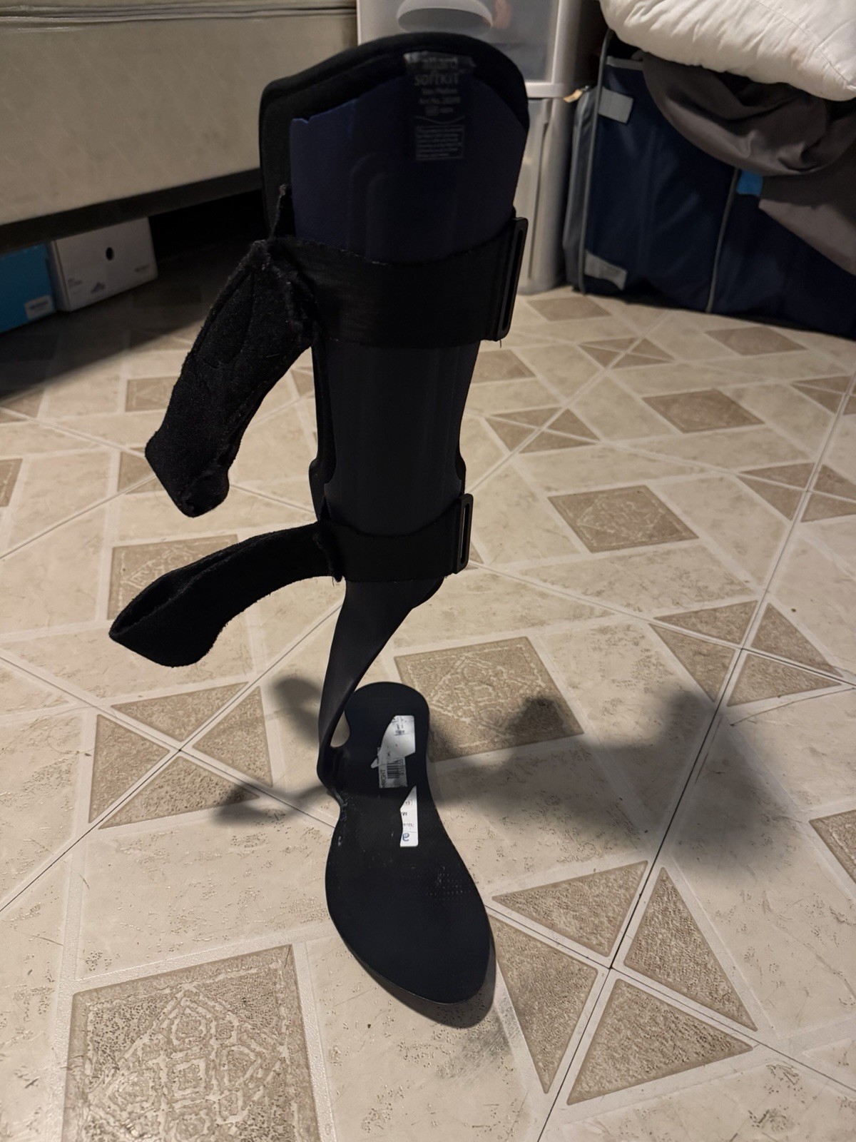 Allard AFO Right Medium, Foot Drop Brace, Blue Rocker 2 1/2 ￼