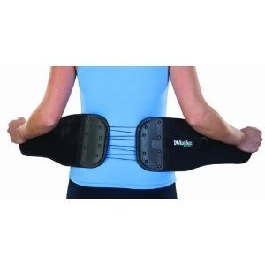 Mueller Adjustable Back and Abdominal Support Black Fits 32″ to 51″ waist 86741