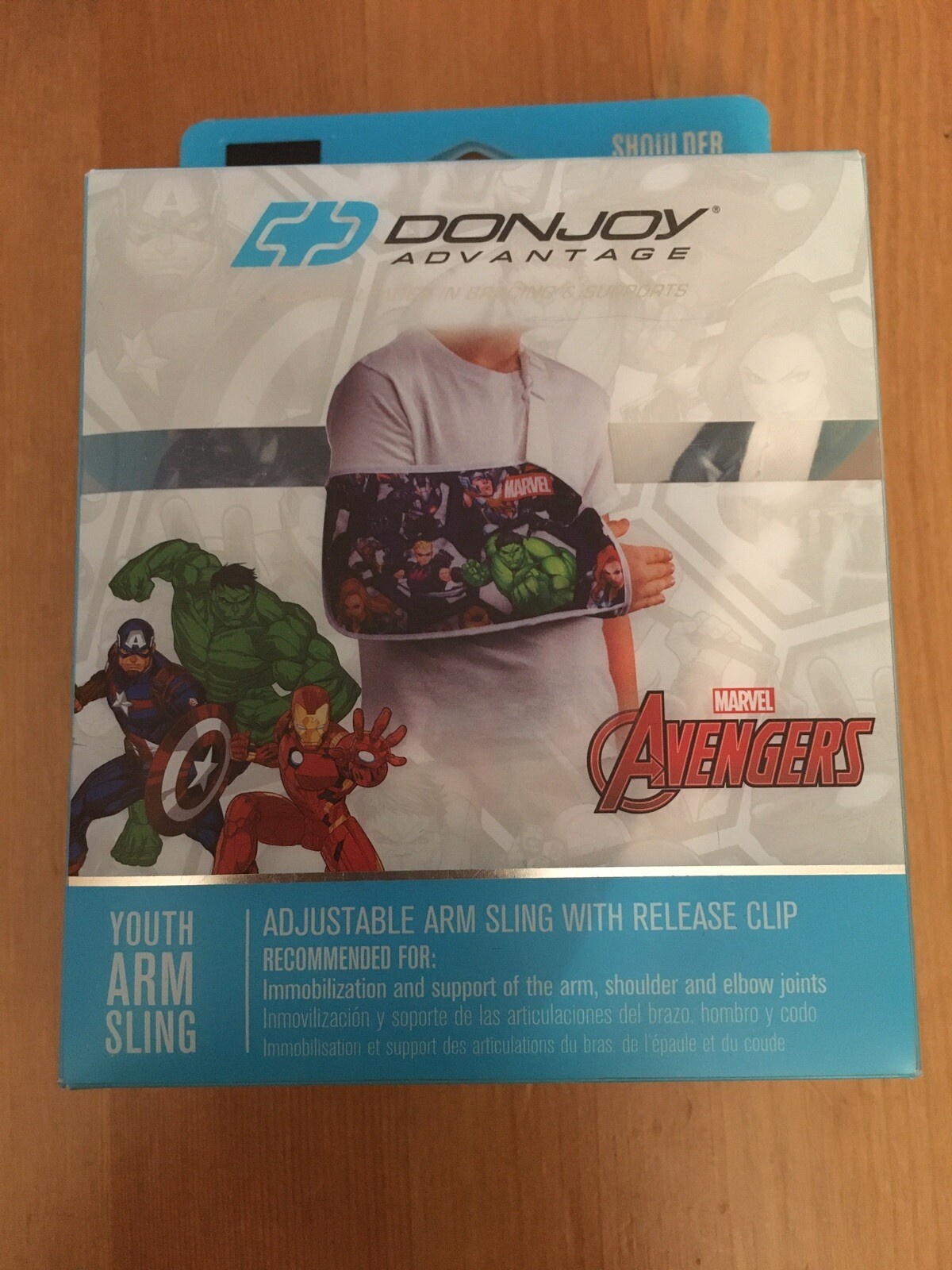 DonJoy Advantage Marvel Avengers Pediatric Adjustable Arm Sling – New