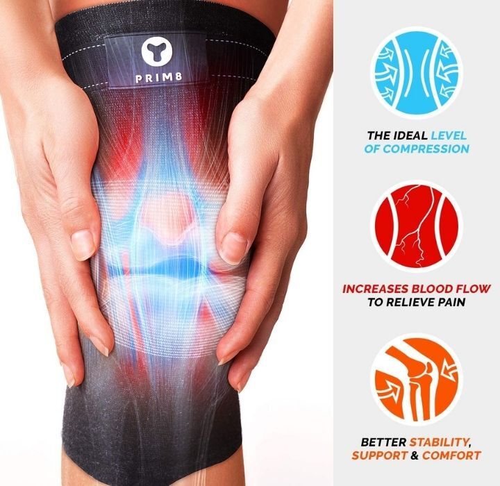 PRIM8® Knee Brace Compression Sleeve (2-Pair)