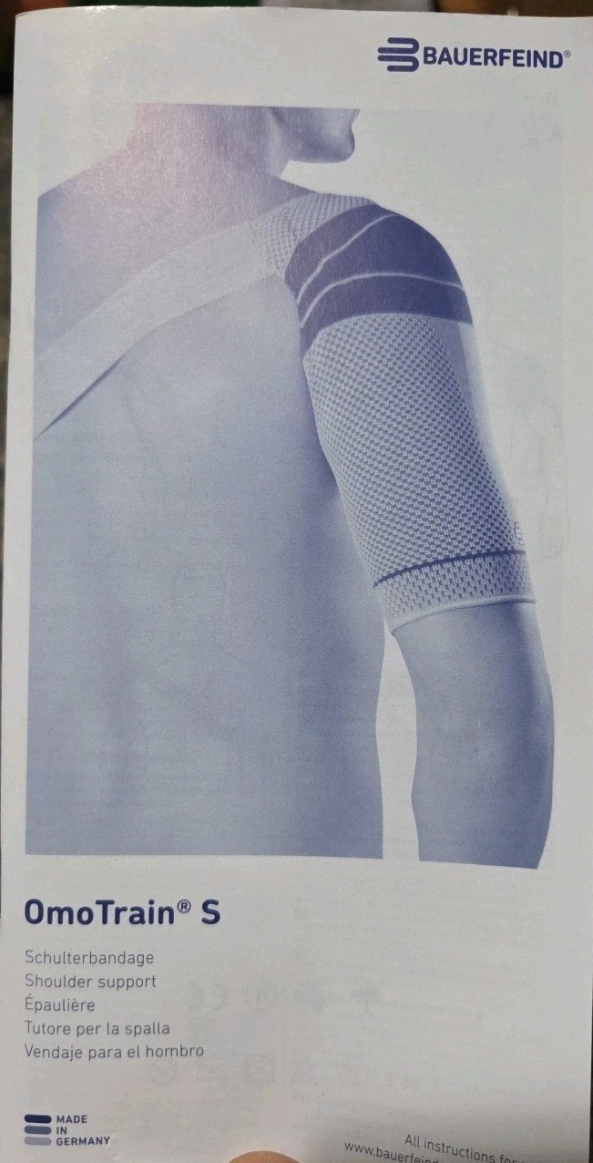Bauerfeind OmoTrain S – Shoulder Support – Size 2, Right