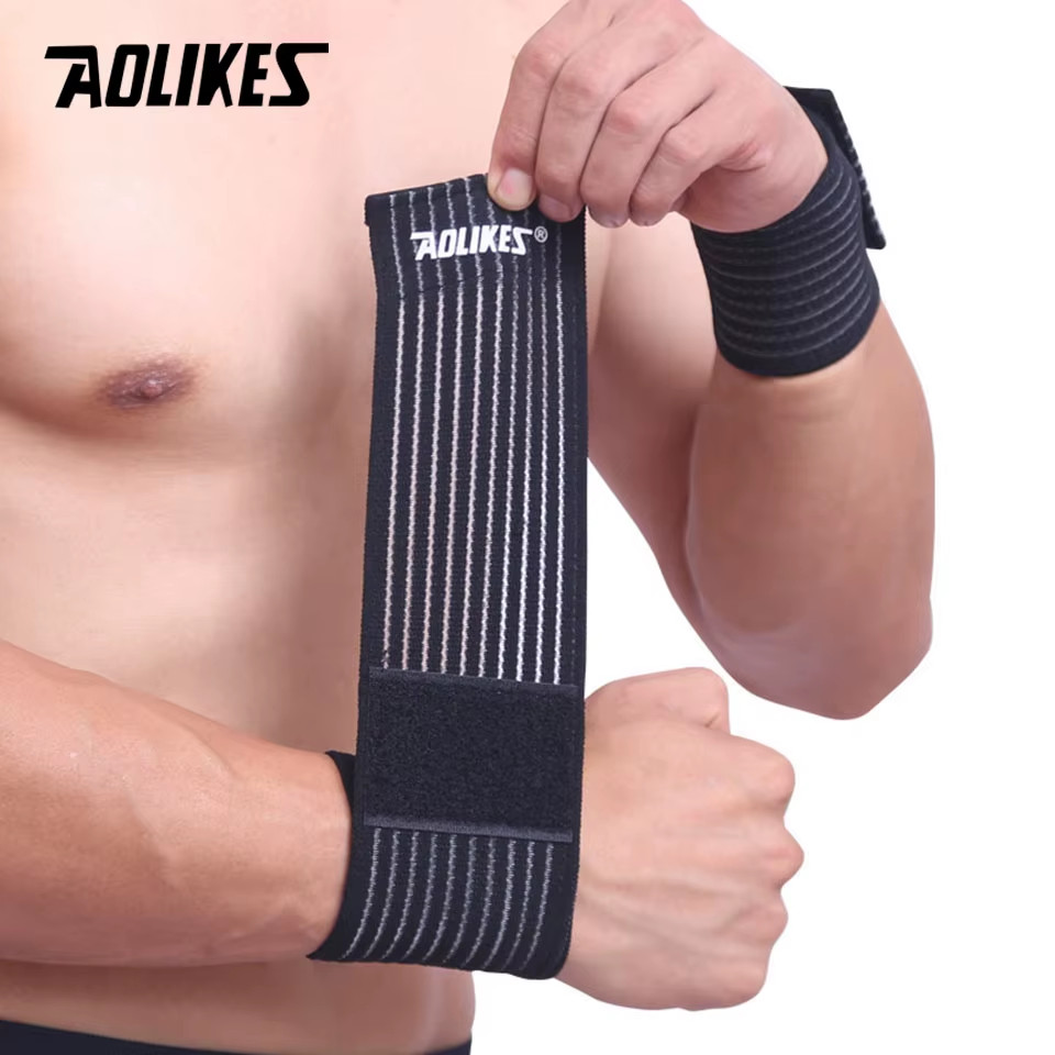 1PCS Cotton Elastic Bandage Hand Sport Wristband Gym Support Wrist Brace Wrap Ca