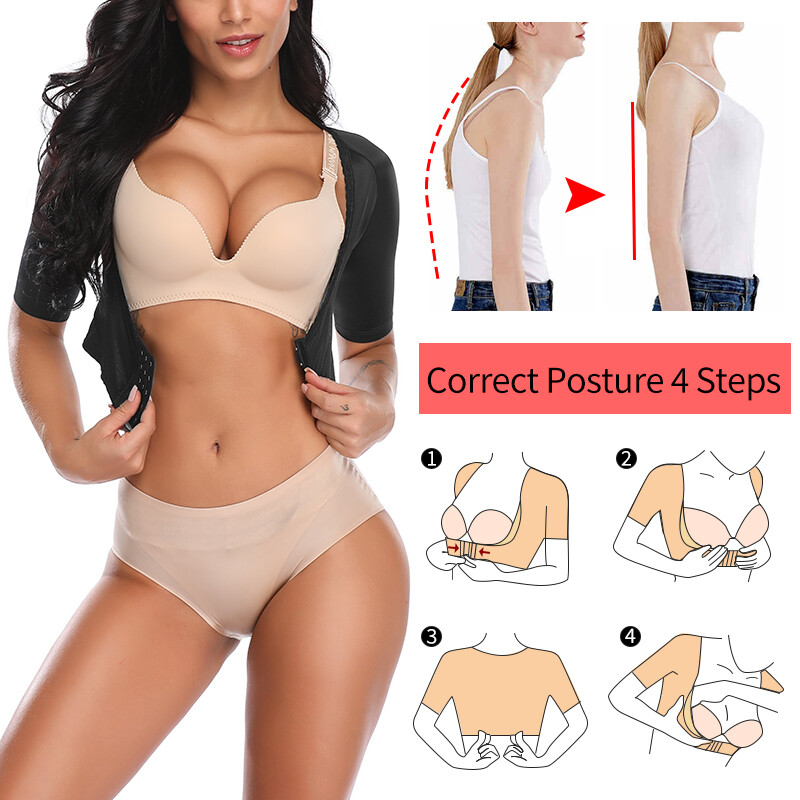 Women’s Post Surgery Posture Corrector Back Support Shoulder Brace Belt Arm Slim
