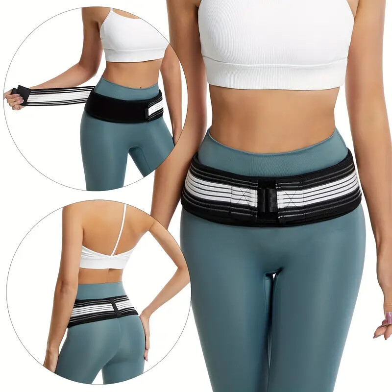 Sacroiliac SI Joint Hip Belt Lower Back Lumbar Support Brace for Men & Women