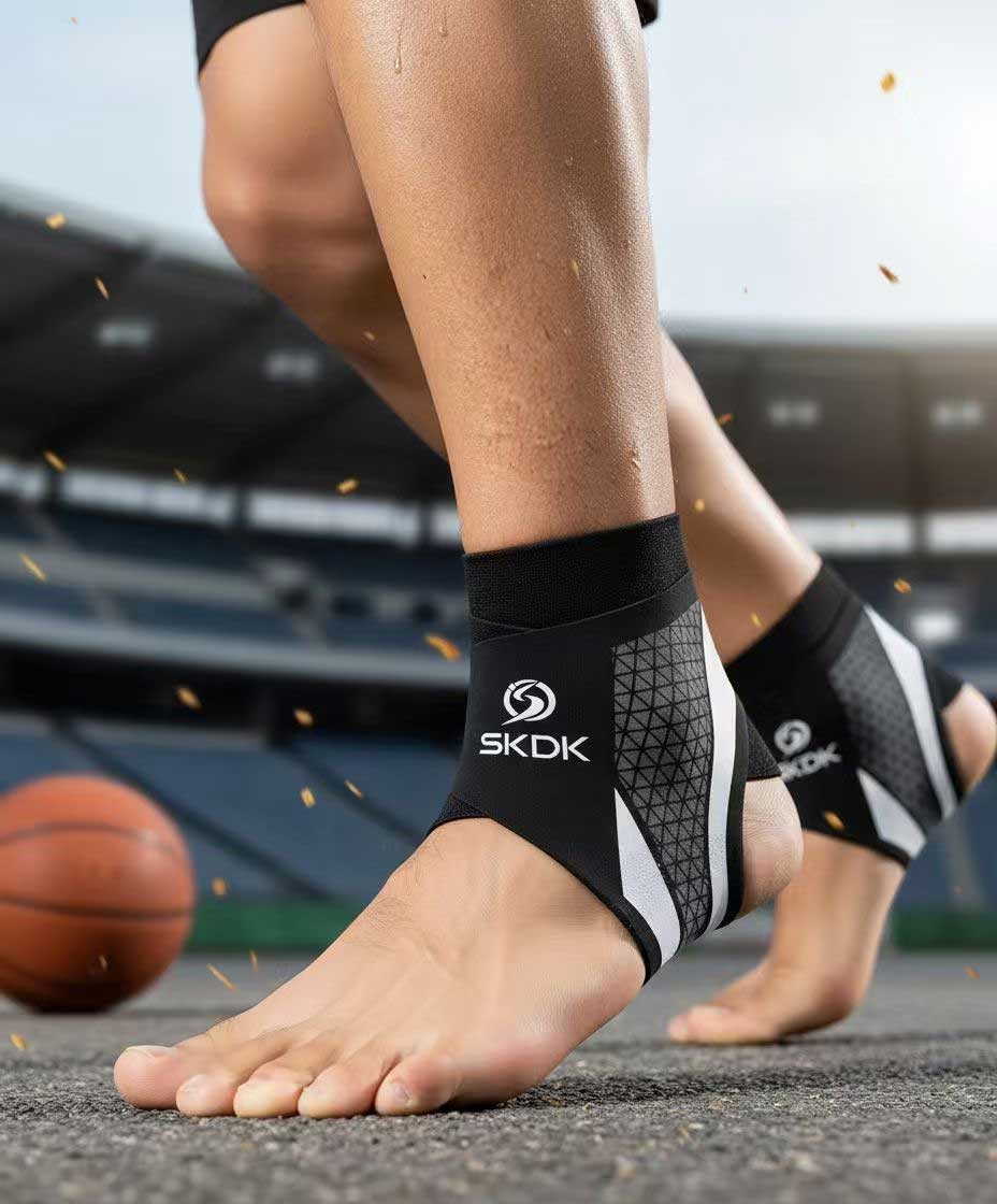 Adjustable Wrap Ankle Support | Adjustable Compression, Sprain Recovery Support,