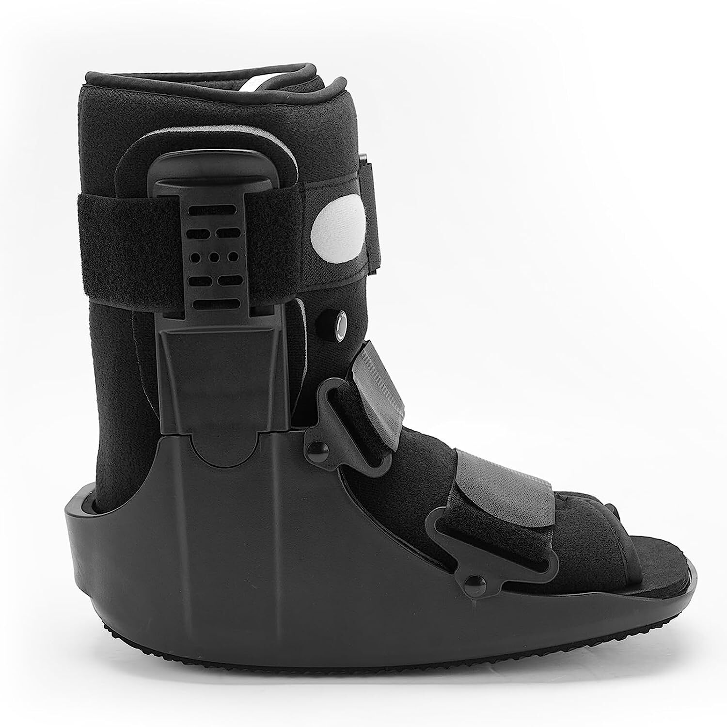 Premium Air Cam Walker Boot Ortho Foot Ankle Brace. Rocker Bottom for Easy Step