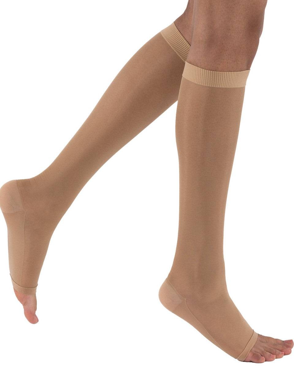 Activa Sheer Therapy Open Toe Knee High 15-20mmHg (Nude) Size B