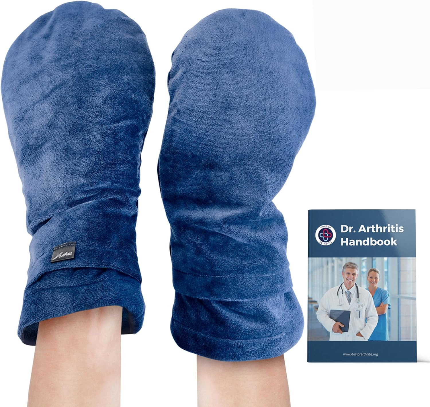 Dr. Arthritis Doctor Developed Hand Warmer Gloves – Microwavable Therapy Mittens