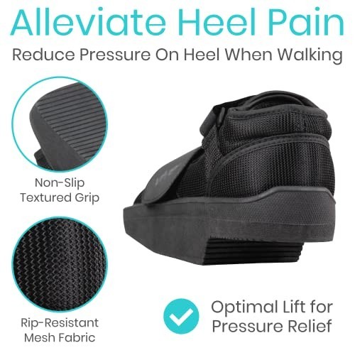 Post-Op Wedge Shoe – Offloading Boot for Heel/Ankle Pain, Foot Recovery, Fractur