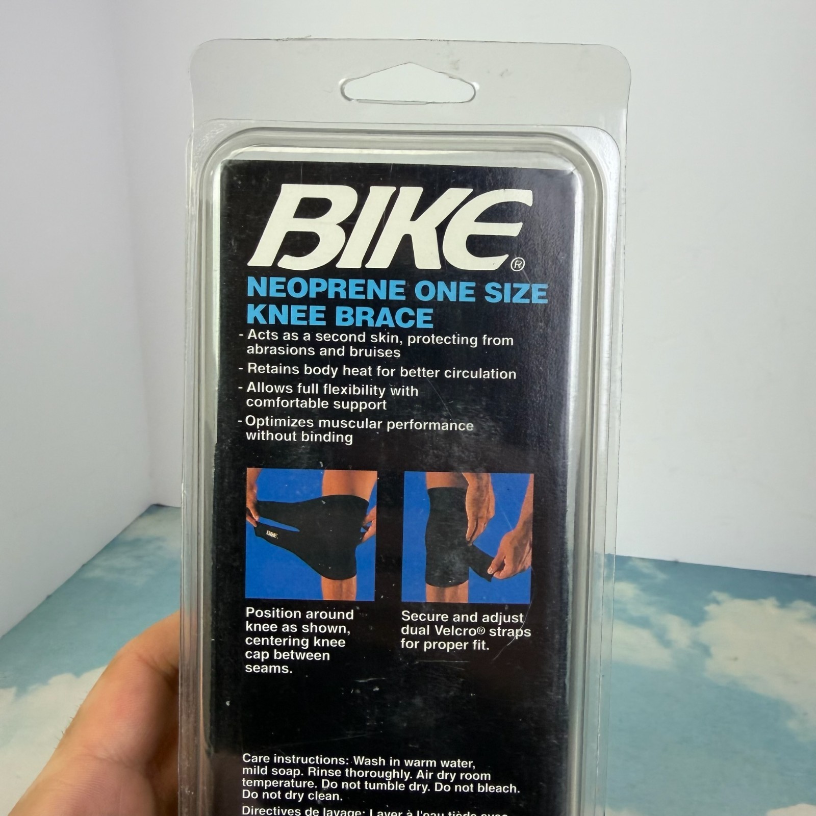 Bike Knee Brace Neoprene Vintage 7501 Pro Line NFL One Size Vintage