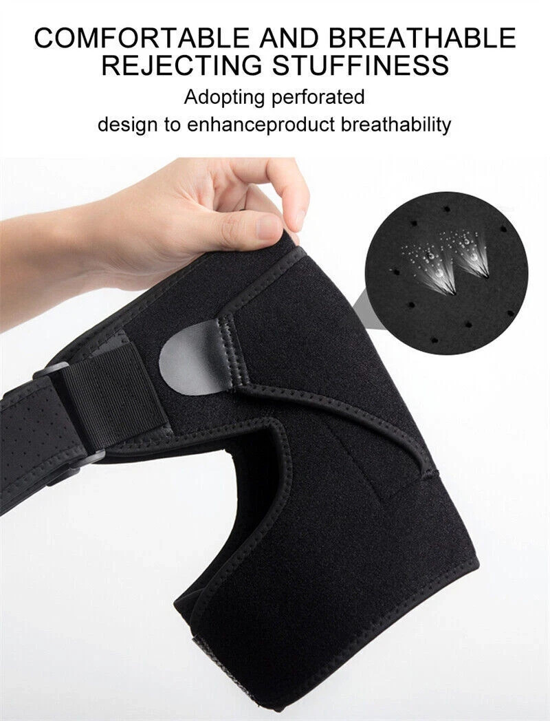 Shoulder Brace Support Compression Sleeve Torn Rotator Cuff Relief Joint AC Pain